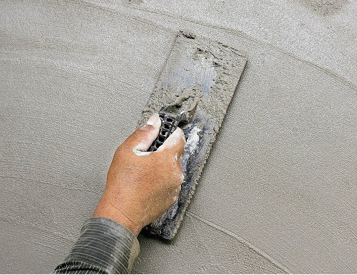 Plastering work reference